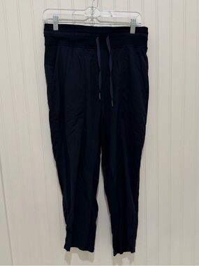 Lululemon Dance Studio Navy Drawstring  Pants 6